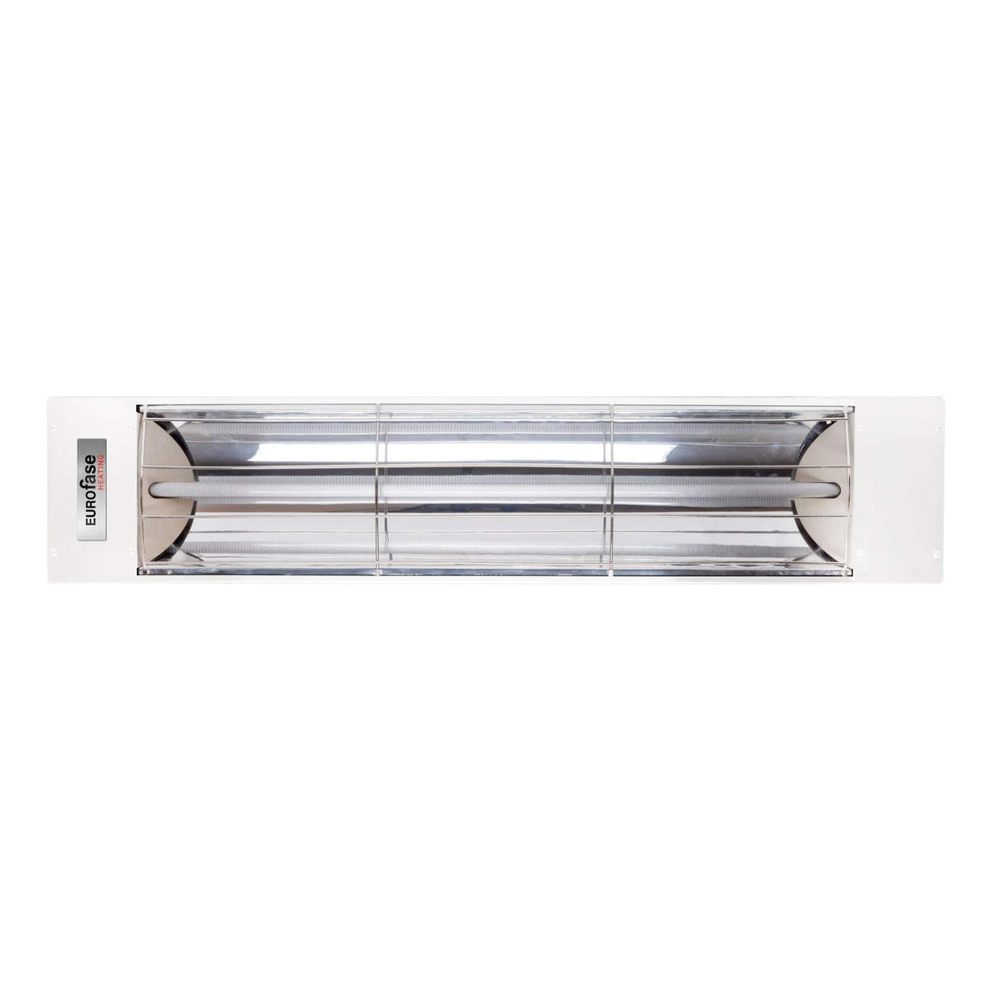 Eurofase White Stainless Steel 39 " Single Element 2000 Watt Electric Patio Heater EF20 Series