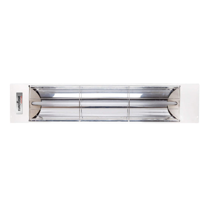 Eurofase White Stainless Steel 39 " Single Element 2000 Watt Electric Patio Heater EF20 Series