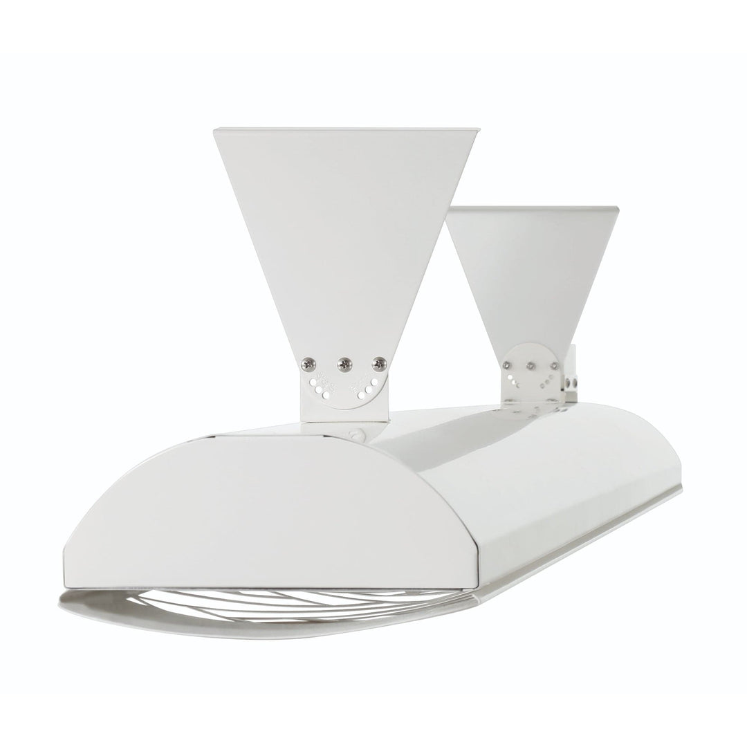 Eurofase White Stainless Steel 39 " Single Element 2000 Watt Electric Patio Heater EF20 Series