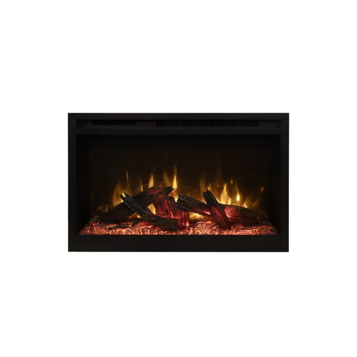 Fire & Ice RusticStone RS30 30-Inch Smart Built-In Electric Fireplace with WiFi and 10,000 BTU Heat