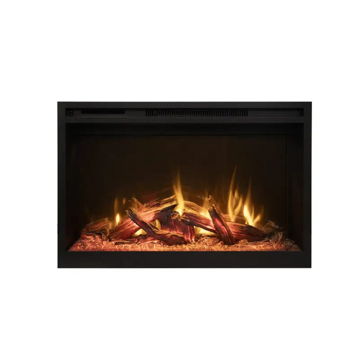 Fire & Ice RusticStone RS30 30-Inch Smart Built-In Electric Fireplace with WiFi and 10,000 BTU Heat