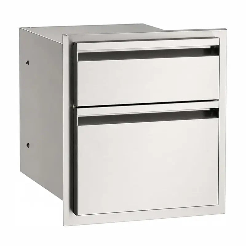 Fire Magic 4-Series Double Drawer 44802 BBQ Island Components 44802 Flame Authority