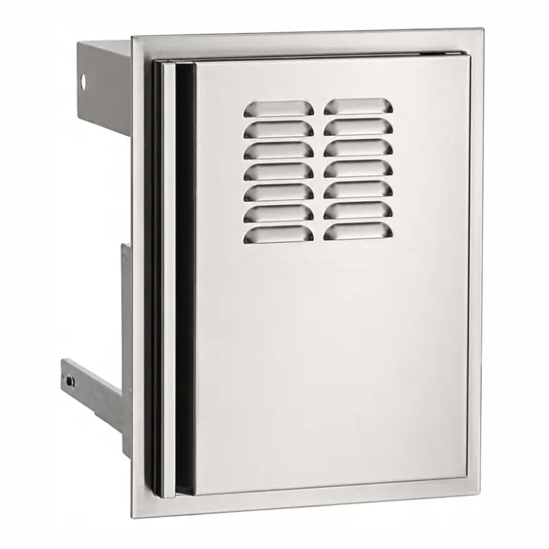 Fire Magic 4-Series Single Access Door with Tank Tray & Louvers 44820-TSL / 44820-TSR BBQ Island Components 44820-TSL Flame Authority