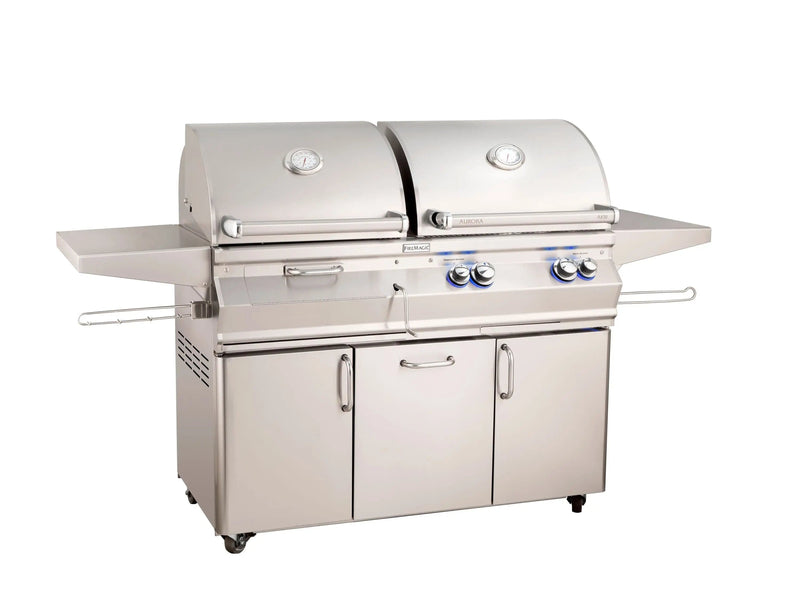 Fire Magic Aurora 46" Portable Gas & Charcoal Combo Grill A830S Grills A830s-8EAN-61-CB Flame Authority