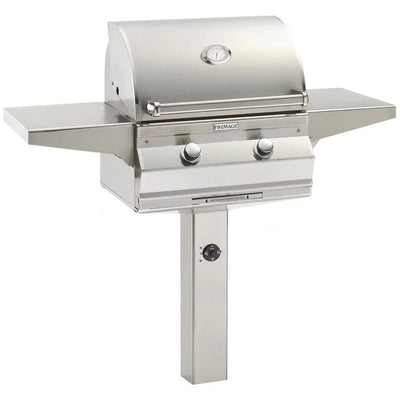 Fire Magic Choice 24" C430s In-Ground Post Mount Gas Grill with Analog Thermometer and 1-Hour Timer Grills Flame Authority