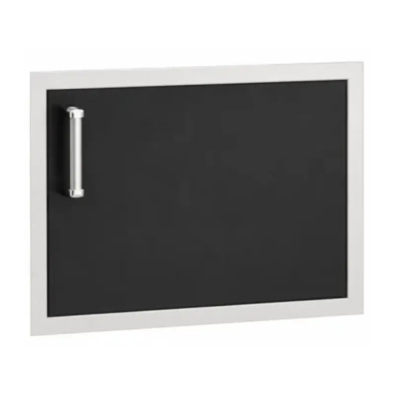 Fire Magic Echelon Black Horizontal Single Door 53917BSC & 53917BKSC BBQ Island Components Flame Authority
