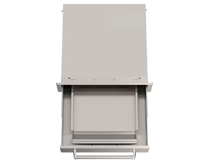 Fire Magic Echelon Black Premium Flush Single Utility Drawer BBQ Island Components 53811BSC Flame Authority