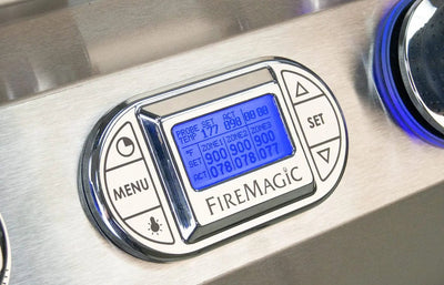 Fire Magic Echelon Diamond 30" Built-In Grill with Digital Thermometer E660i Grills Flame Authority