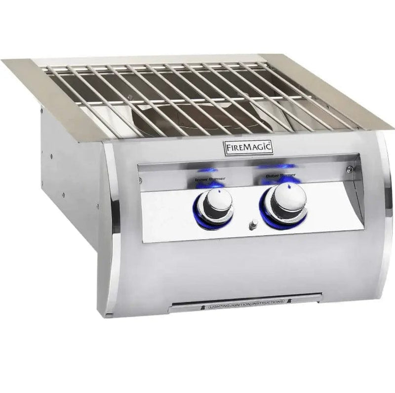 Fire Magic Echelon Diamond Built-In Natural Gas Power Burner w/ Stainless Steel Grid 19-5B1N-0 Grill Burners 19-5B1N-0 Flame Authority