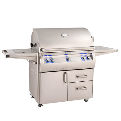 Fire Magic Echelon E790s Portable Grill with Analog Thermometer and Flush Mounted Single Side Burner E790s-9EAN