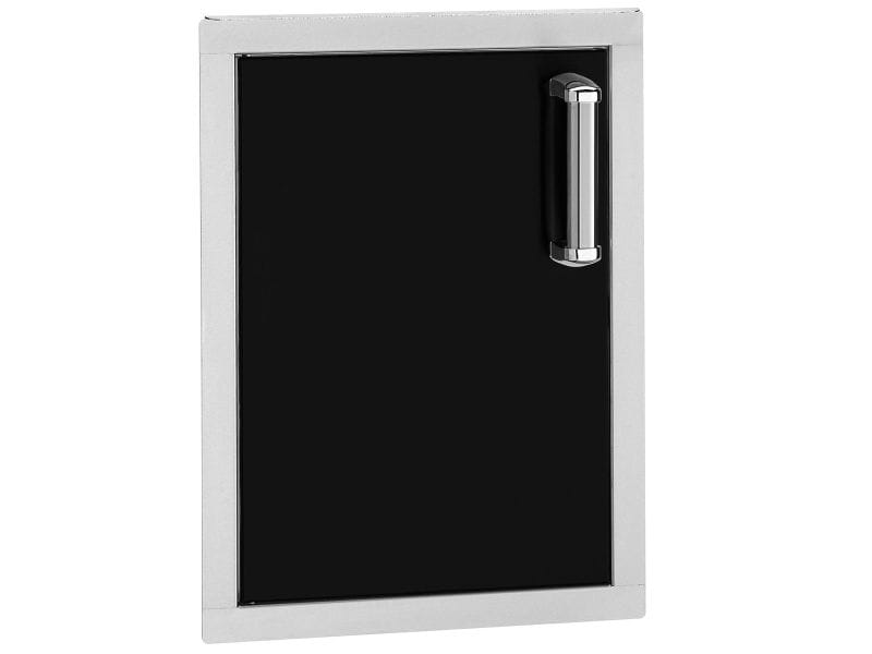 Fire Magic Echelon Flush 14-Inch Black Left-Hinged Single Access Door BBQ Island Components 53920BSC-L Flame Authority