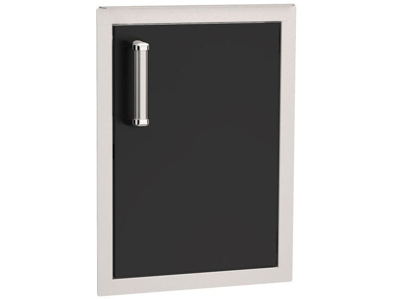 Fire Magic Echelon Flush 14-Inch Black Right-Hinged Single Access Door BBQ Island Components 53920BSC-R Flame Authority
