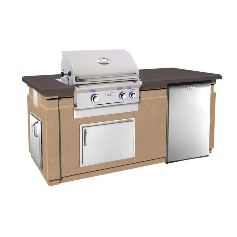 Fire Magic Pre-Fab Grill Island System ID430-CBR-75SM BBQ Islands ID430-CBR-75SM Flame Authority