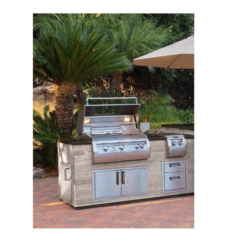 Fire Magic Reclaimed Wood Island System ID660-FOD(SPD)-77BA BBQ Islands Flame Authority