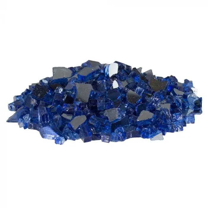 Firegear 10 Pound Cobalt Reflective Glass for Fire Pits GRL-COBALT-10 Fire Pit Accessories GRL-COBALT-10 Flame Authority