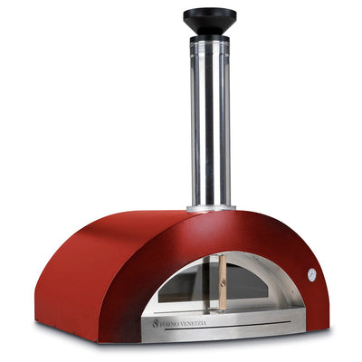 Forno Venetzia Bellagio 200 Wood Fired Pizza Oven, Red - FVBEL200R Flame Authority