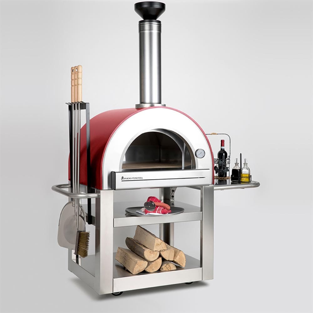 Forno Pronto 500 Wood Fired Oven Red FVP500R Flame Authority