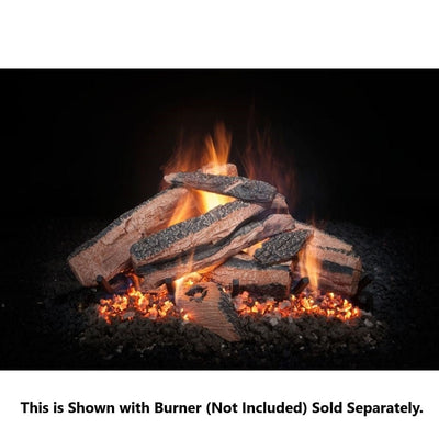 Golden Blount 21" Texas Stack See Through Vented Gas Log Set (Logs Only) Flame Authority