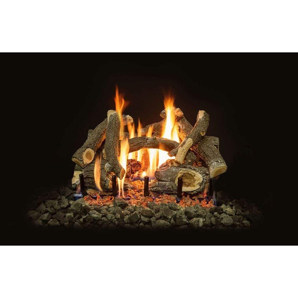 Grand Canyon Arizona Weathered Oak Charred 24-inch Vented Gas Log Set AWOCST24LOGS