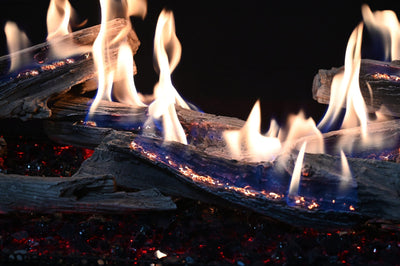 Grand Canyon Bedrock Traditional 60" Drop-In Gas Burner Featuring Glowfire Logs LDBT60L-E