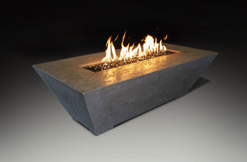 Grand Canyon Olympus 60"L 24"H Rectangular Gas Fire Pit Table ORECFT-603024