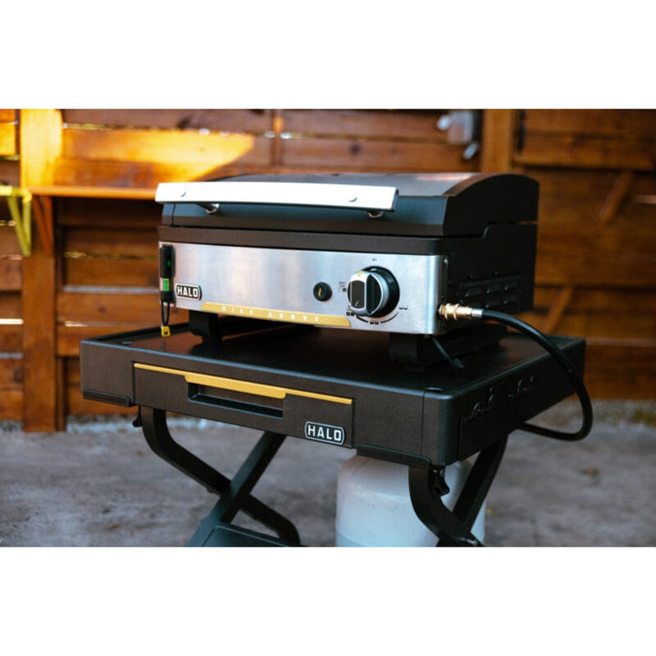 Halo Elite 1B Dual Zone Single Burner Outdoor Countertop Gas Griddle