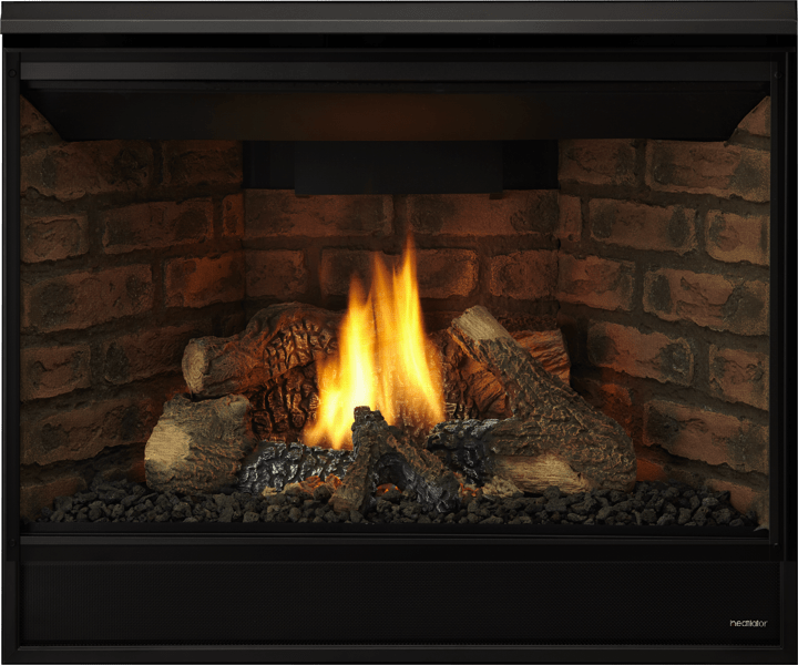 Heatilator Novus 30" Top/Rear Direct Vent Gas Fireplace NDV3630I
