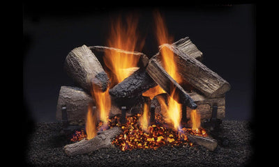 Heatmaster 24" Black Mountain Maple Vented Logs BMM24 | Flame Authority - Trusted Dealer