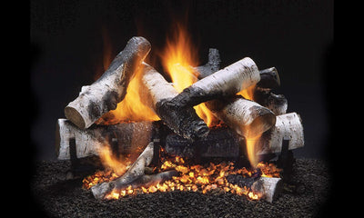 Heatmaster 24" Savannah River Birch Vented Logs SRB24 | Flame Authority - Trusted Dealer