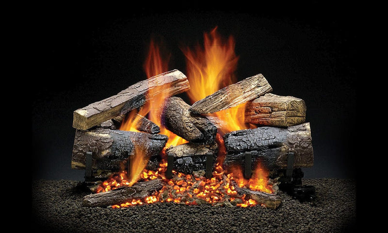 Heatmaster 24" Williamsburg Wild Cherry Vented Logs CHERRY24 | Flame Authority - Trusted Dealer