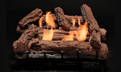 Heatmaster 33" Regular Oak Vent Free Logs Only HM2RO33 | Flame Authority - Trusted Dealer