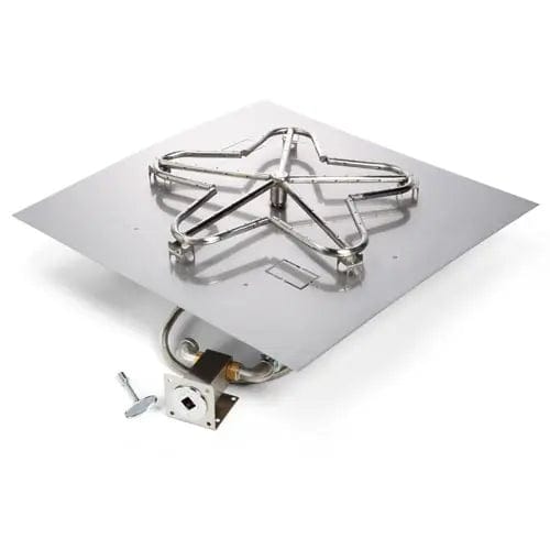 HPC Fire 18" Square Flat Pan Fire Pit Insert MLFPK18SQ-FLEX Fire Pit Inserts Flame Authority