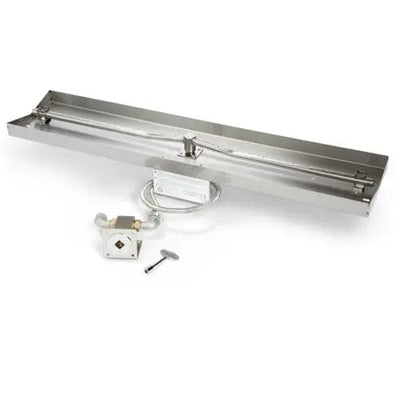 HPC Fire 25 X 8" Linear Interlink Pan MLFPK25X8-L-FLEX Fire Pit Burner Systems Flame Authority