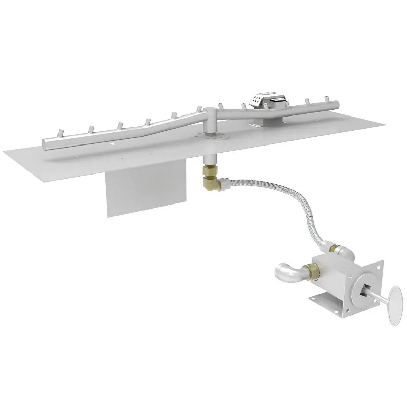 HPC Fire 36-Inch Torpedo Linear Flat Fire Pit Insert - Match-Lit Fire Pit Inserts Flame Authority