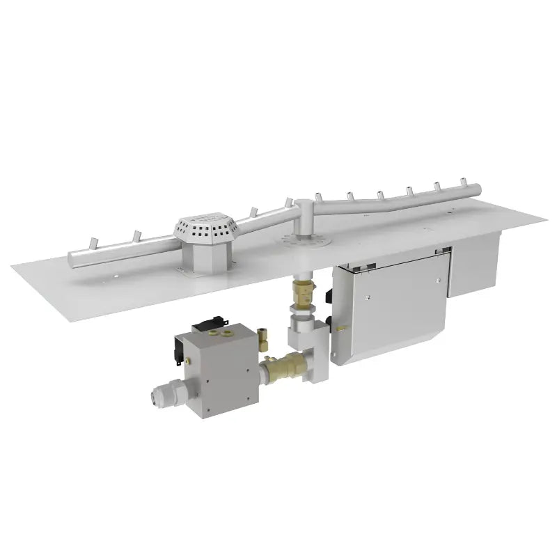 HPC Fire 36-Inch Torpedo Linear Flat Fire Pit Insert - Push-Button Ignition Fire Pit Inserts Flame Authority