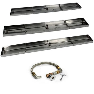 HPC Fire 61 x 8" Linear Interlink Burner Kit FPS/LINEAR61X8 Fire Pit Burner Systems Flame Authority