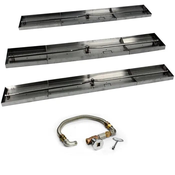 HPC Fire 61 x 8" Linear Interlink Burner Kit FPS/LINEAR61X8 Fire Pit Burner Systems Flame Authority