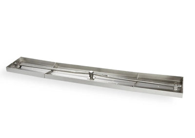 HPC Fire 61"x8" Stainless Steel Linear Burners-Interlink Pan IL61X8SS Fire Pit Burner Systems Flame Authority