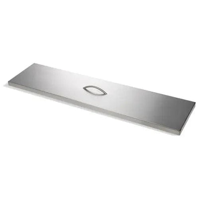 HPC Fire 64 X 9.5" Stainless Steel Linear Fire Pit Cover TPHC-60SS Fire Pit Accessories TPHC-60SS Flame Authority