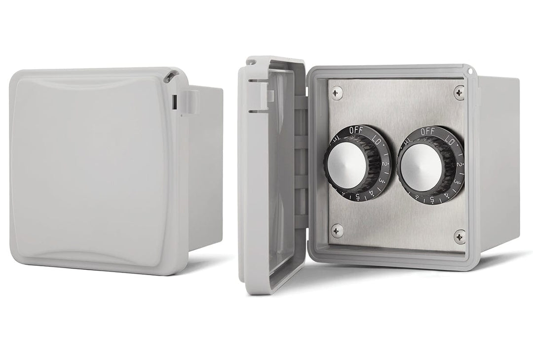 Infratech Dual-120V Surface Mount with Weatherproof Gang Box and Cover 14-4125