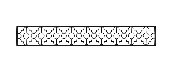 Infratech Mediterranean Motif Decorative Fascia for 61-1/4” Single Element Heater