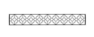 Infratech Mediterranean Motif Decorative Fascia for 61-1/4” Single Element Heater