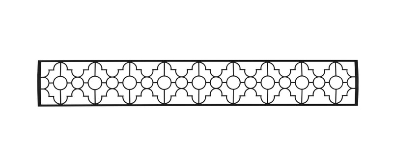 Infratech Mediterranean Motif Decorative Fascia for 61-1/4” Single Element Heater