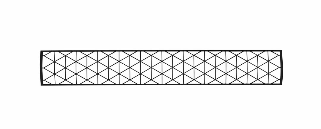 Infratech Motif Contemporary Decorative Fascia for 61-1/4” Single Element Heater