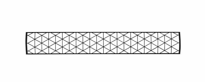 Infratech Motif Contemporary Decorative Fascia for 61-1/4” Single Element Heater