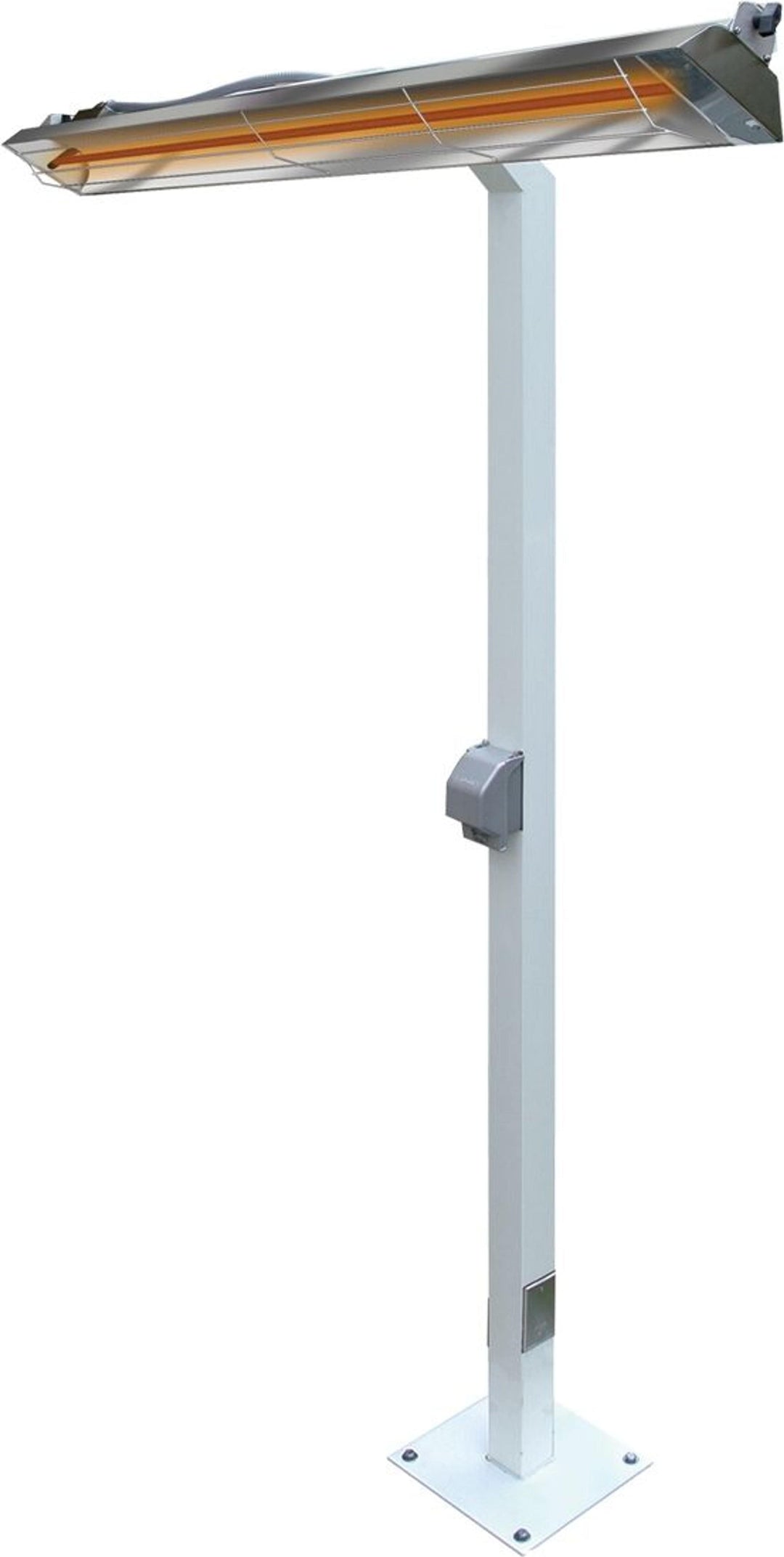 Infratech W61 Pole Mount - White Fits 61 1/4-inch Heaters 22-1255