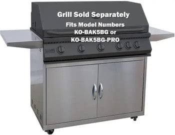 Kokomo Grills 5 Burner Stainless Steel Freestanding BBQ Gas Grill Cart KO-BAK5BG-C