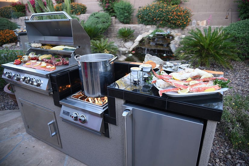 Design Freestanding Bbq Island Challenger Designs 83