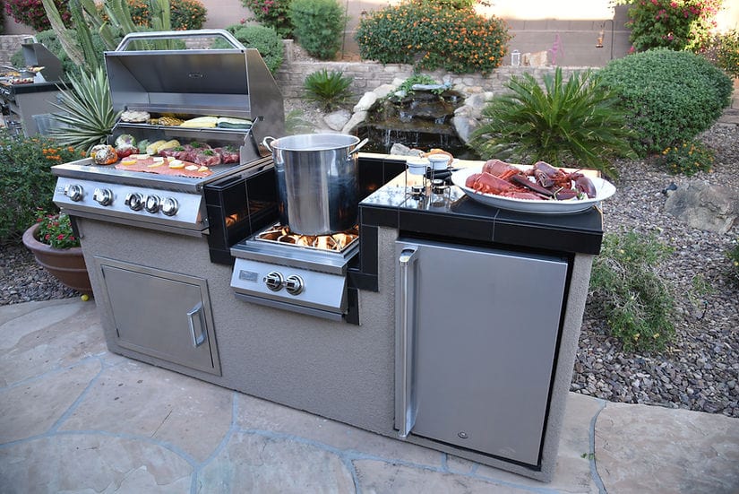 Kokomo Grills Power Burner BBQ Island Kitchen - Thumbnail 5