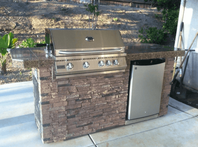 KoKoMo Grills 7'6" St. John Outdoor Kitchen BBQ Island Grill | Flame Authority - Trusted Dealer